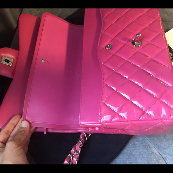 ❌SOLD ❌ Chanel Jumbo Patent Leather double flap - Picture 2 of 8